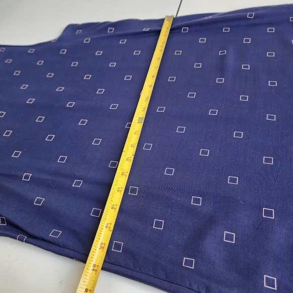 Christopher & Banks Womens Navu Blue Tan Geo Print Dress Sleeveless Midi Maxi 12 - Picture 8 of 12